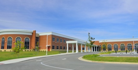 The design of the new Glasgow High School was phased around an existing classroom building, gymnasium building and separate band/vocational tech building to provide the opportunity to connect the disjointed buildings, and create a high performance, energy efficient campus worthy of LEED® certification.